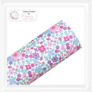 ⋅ Ditsy Floral ⋅ Custom Printed Vegan Faux Leather ⋅
