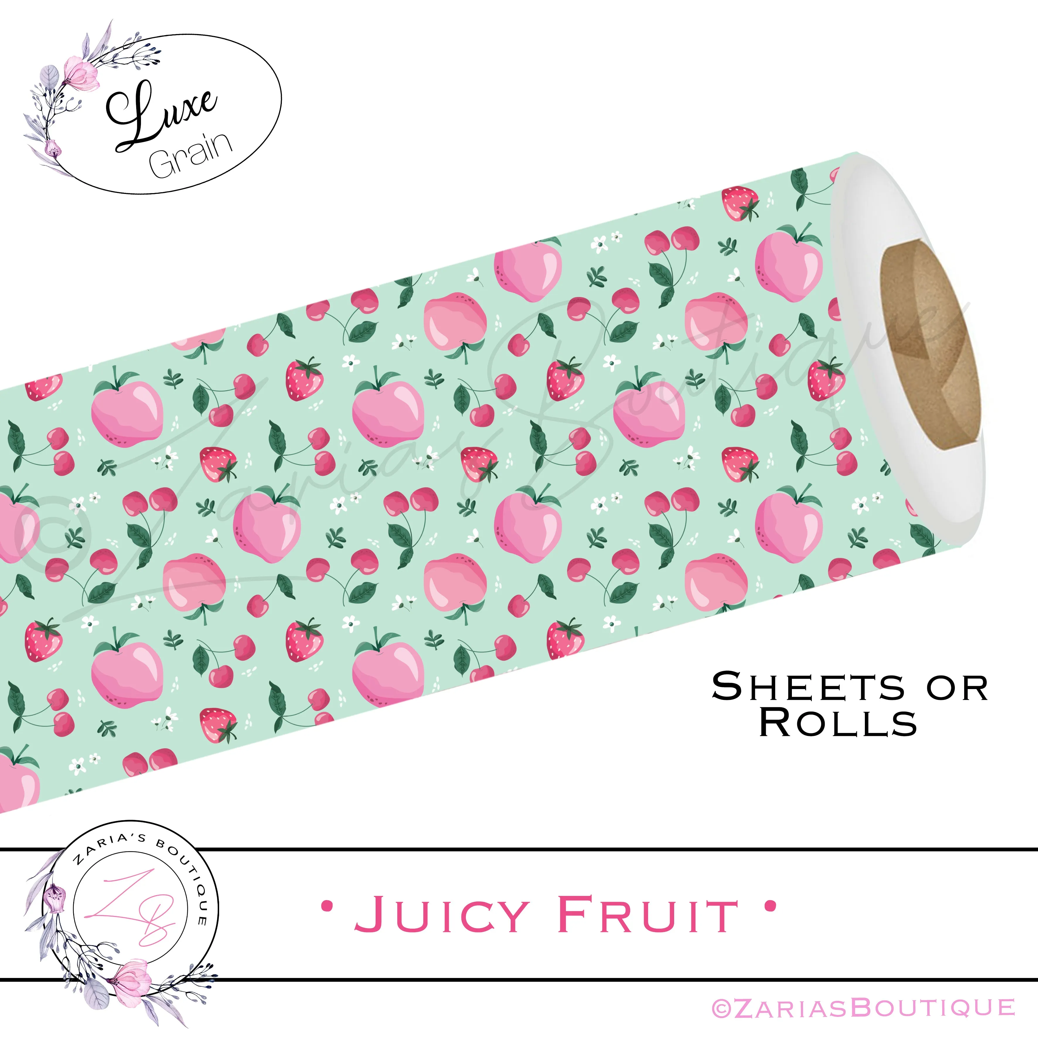 ⋅ Fruity Fiesta ⋅ Mix Match Create © ⋅ Vegan Faux Leather Bundle ⋅ 3 Piece Set ⋅