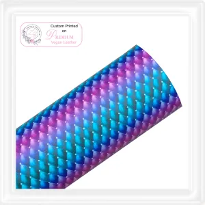 ⋅ Quilted Diamonds⋅ Custom Printed Vegan Faux Leather ⋅