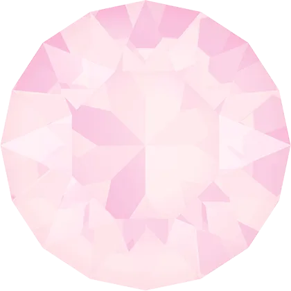 1028 & 1088 Swarovski Chaton & Round Stones, Crystal Powder Rose Unfoiled (001 L103)