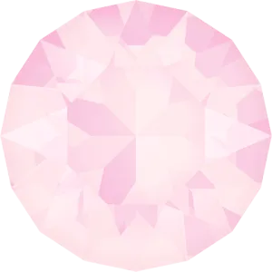 1028 & 1088 Swarovski Chaton & Round Stones, Crystal Powder Rose Unfoiled (001 L103)