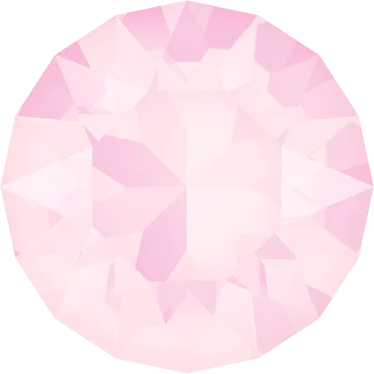 1028 & 1088 Swarovski Chaton & Round Stones, Crystal Powder Rose Unfoiled (001 L103)