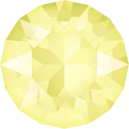 1028 & 1088 Swarovski Chaton & Round Stones, Crystal Powder Yellow Unfoiled (001 L101)