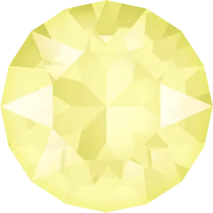 1028 & 1088 Swarovski Chaton & Round Stones, Crystal Powder Yellow Unfoiled (001 L101)