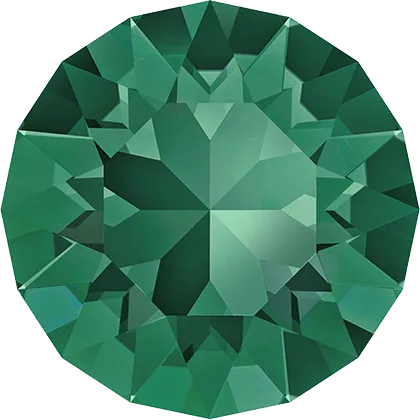 1028 & 1088 Swarovski Chaton & Round Stones, Emerald (205)