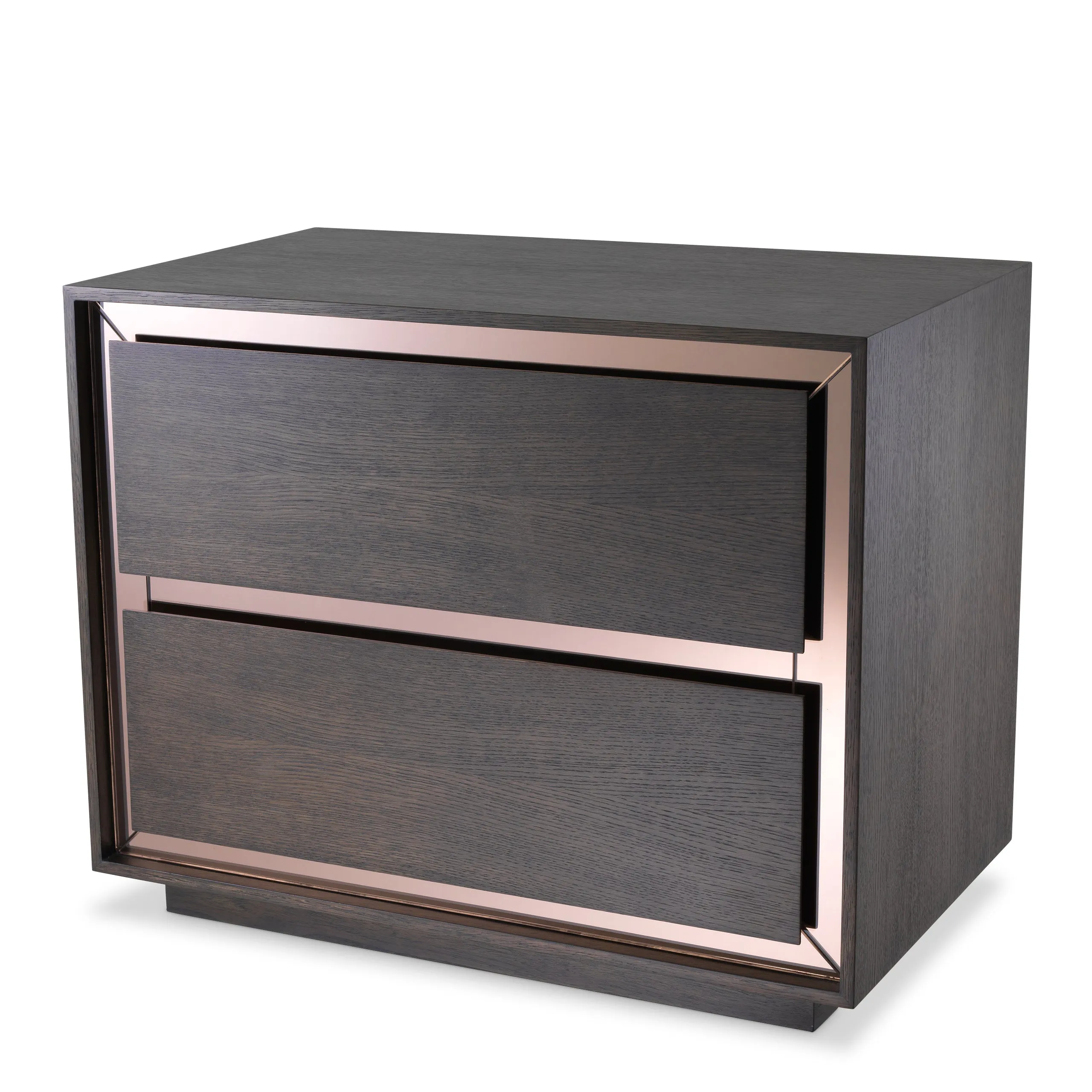 114222 - Side Table Cabas mocha straight oak veneer