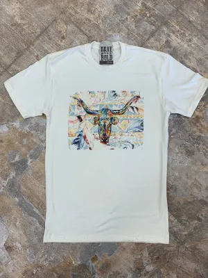 1252 Colorful Longhorn Tee