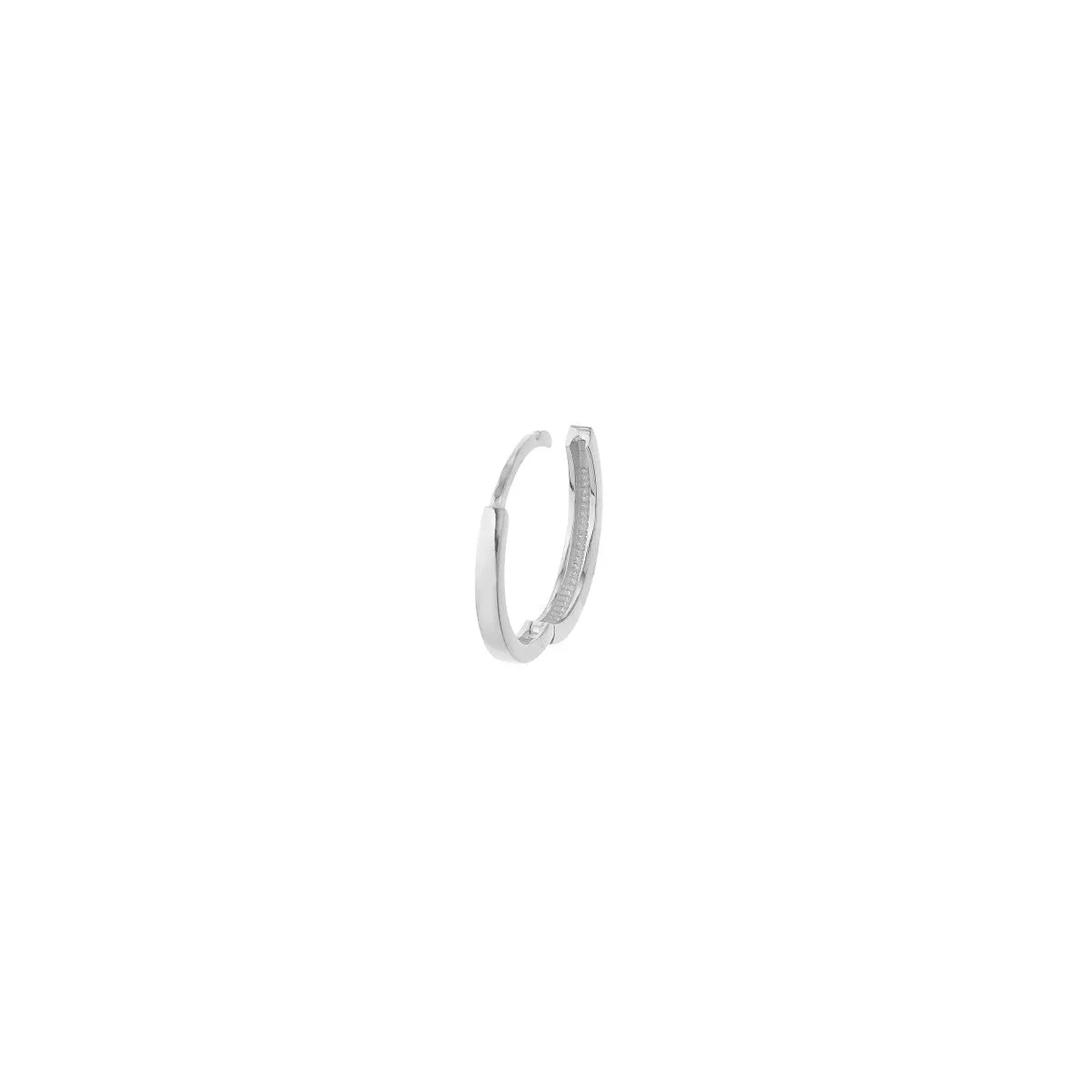 14.25mm Square Wire Huggie Earrings
