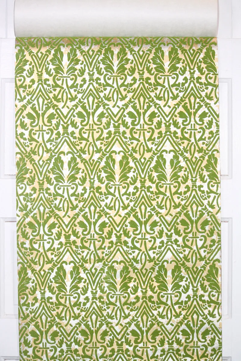 1970s Vintage Flock Wallpaper
