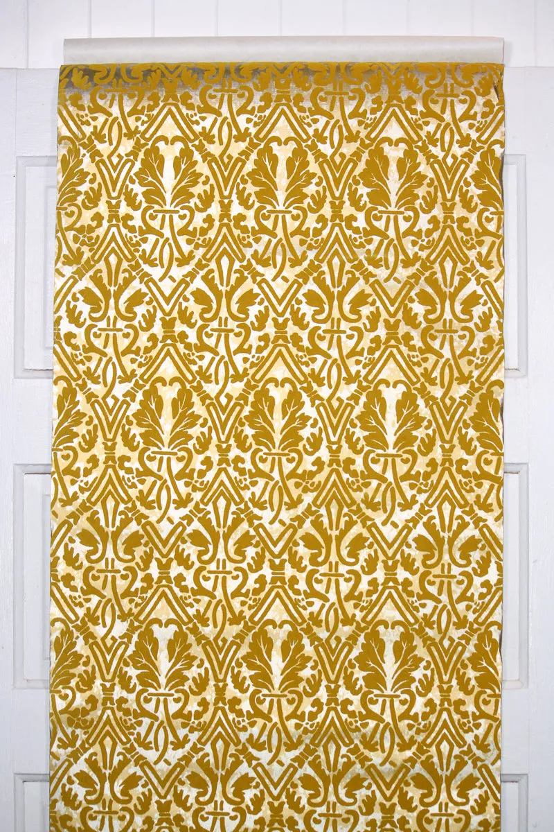 1970s Vintage Flock Wallpaper