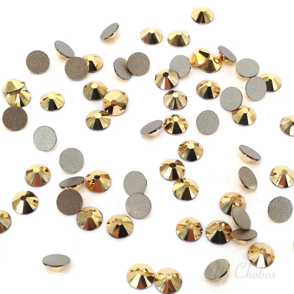 2058 & 2088 Swarovski Flatback No Hotfix, Crystal Aurum (001 AUR)