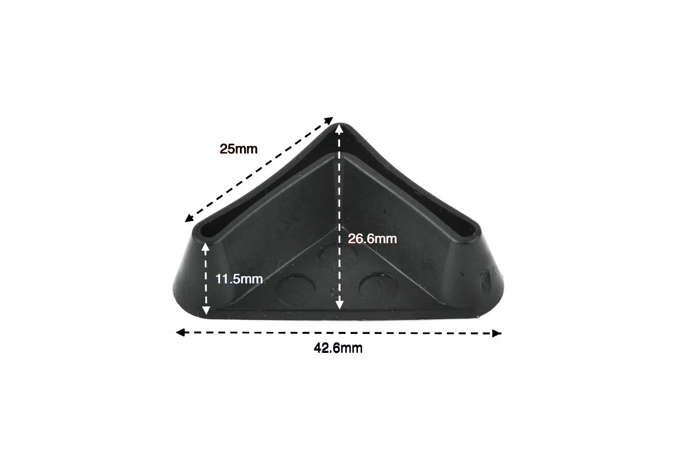 25x25mm Angle Iron End Caps | Made in Germany | Keay Vital Parts