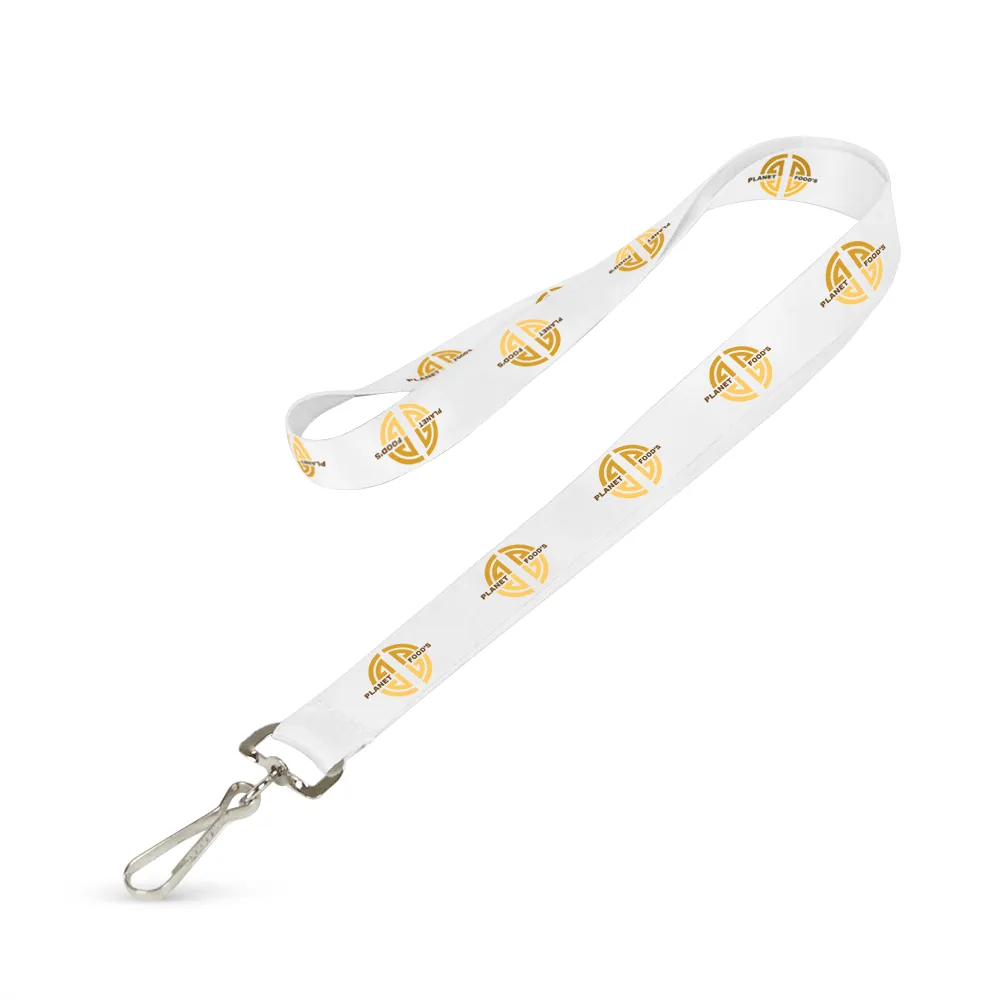 3/8" Flat Polyester Lanyard - Digitally Dye Sublimated