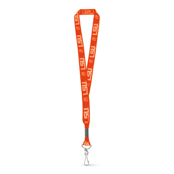 3/8" Flat Polyester Lanyard - Digitally Dye Sublimated