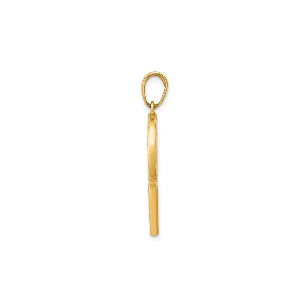 3D Colorful Lollipop Pendant (14K)
