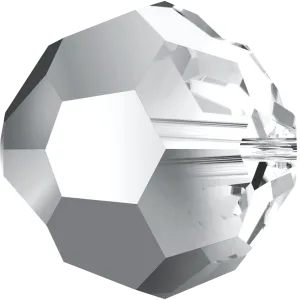 5000 Swarovski Round Beads, Crystal Light Chrome (001 LTCH)