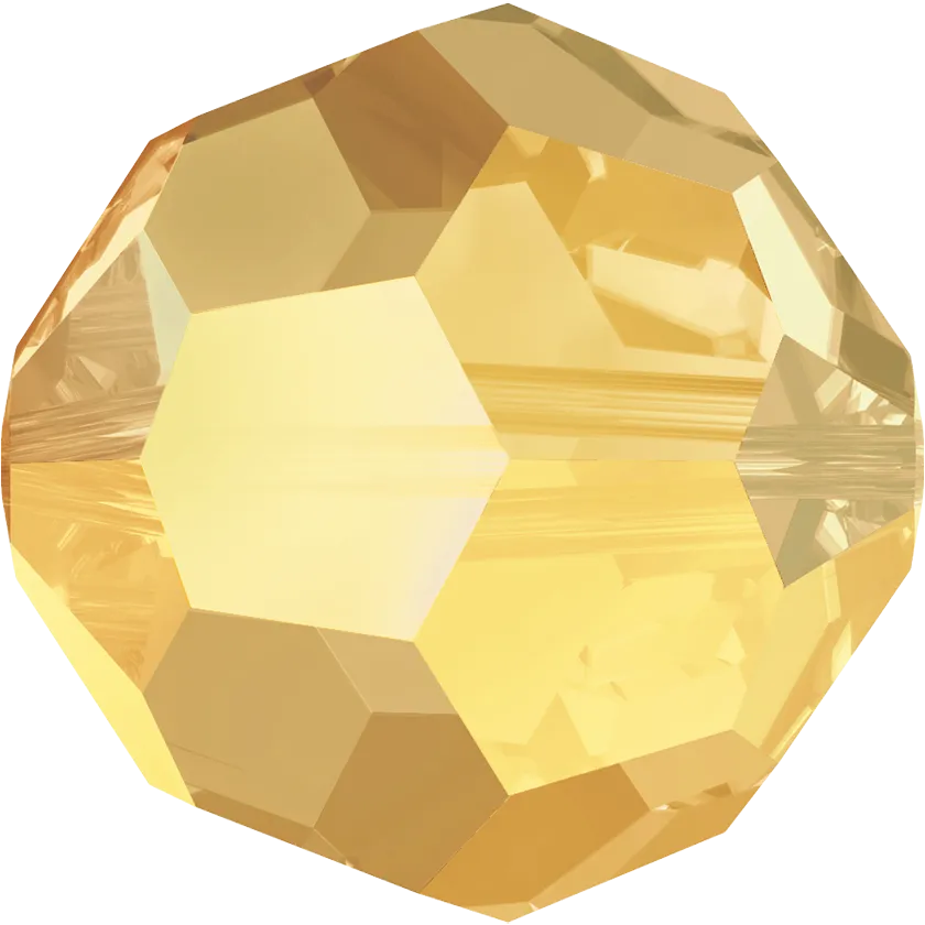 5000 Swarovski Round Beads, Crystal Metallic Sunshine (001 METSH)