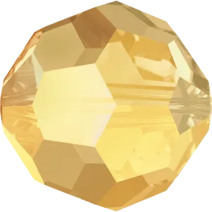5000 Swarovski Round Beads, Crystal Metallic Sunshine (001 METSH)