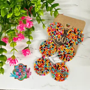 806 Colorful Beaded Earrings