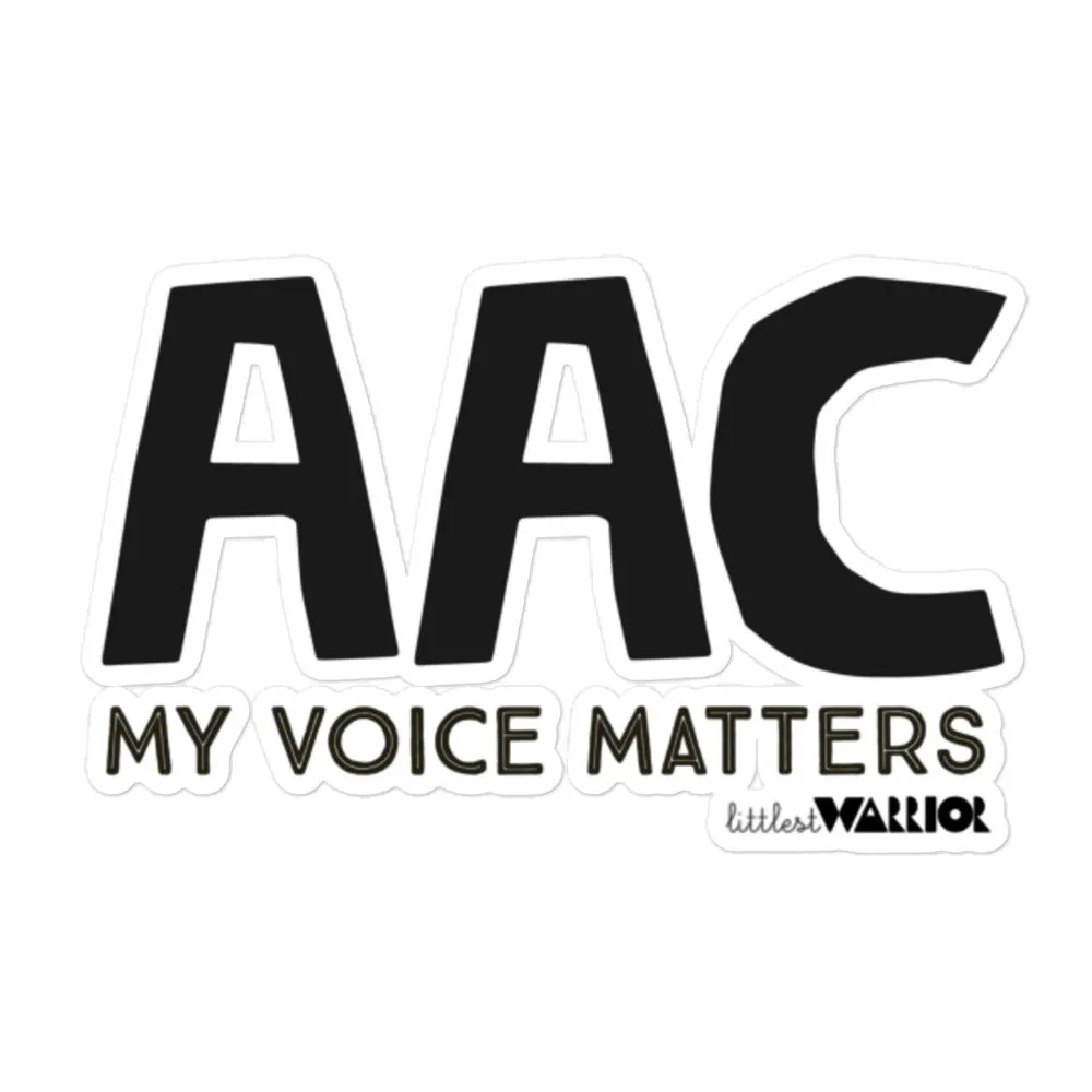AAC Bubble-free stickers