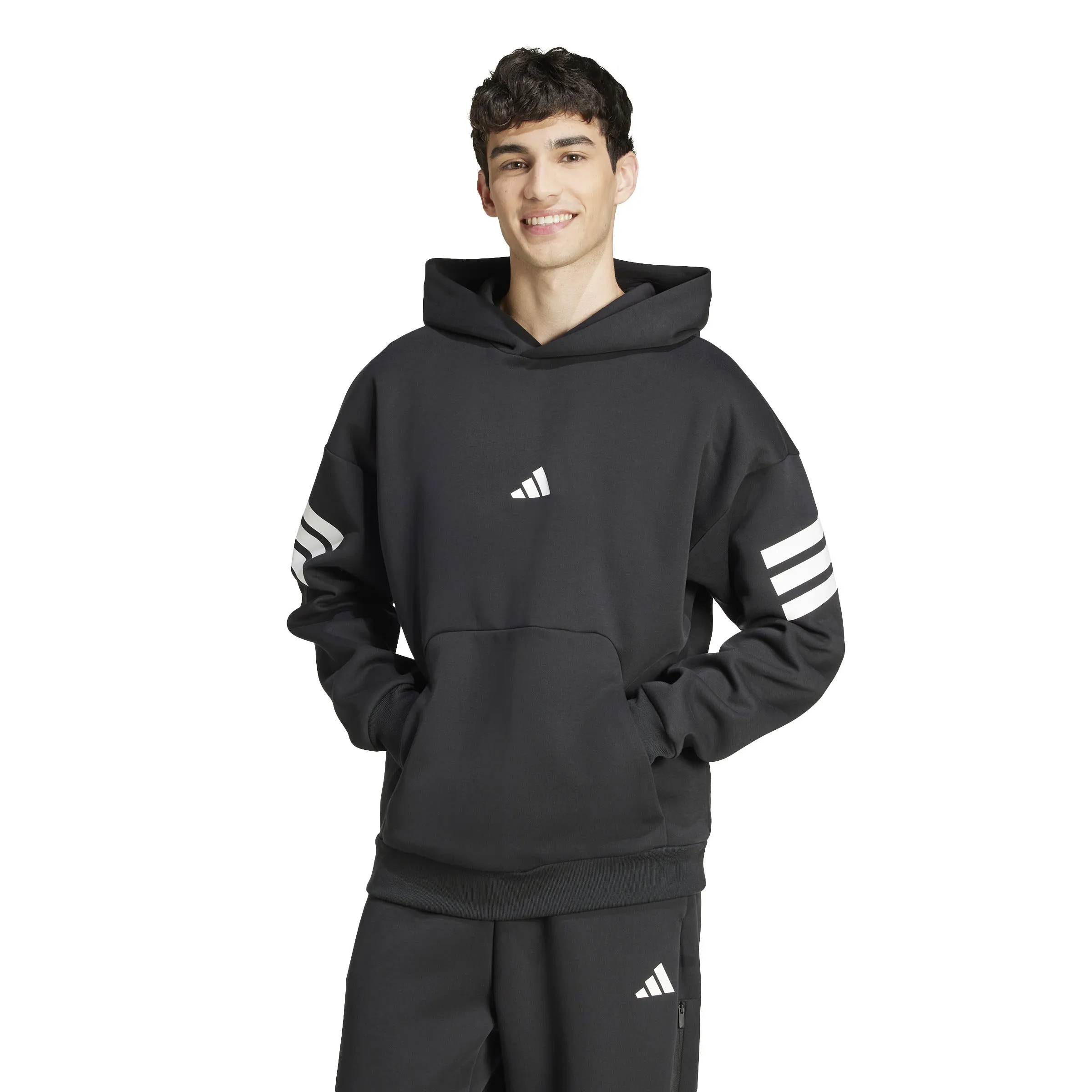 adidas Future Icons 3-Stripes Mens Hoodie