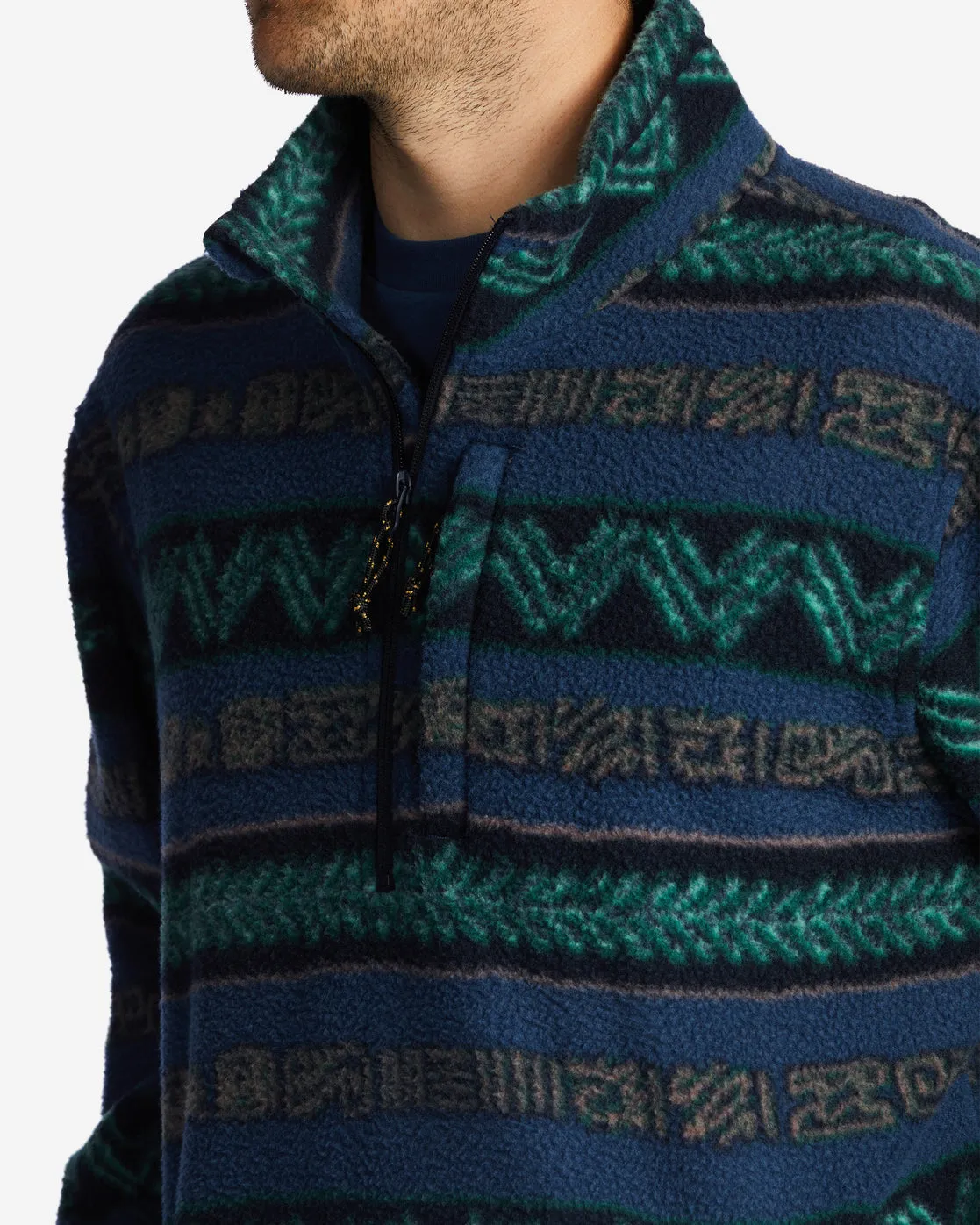 A/Div Boundary Half-Zip Mock Neck Pullover