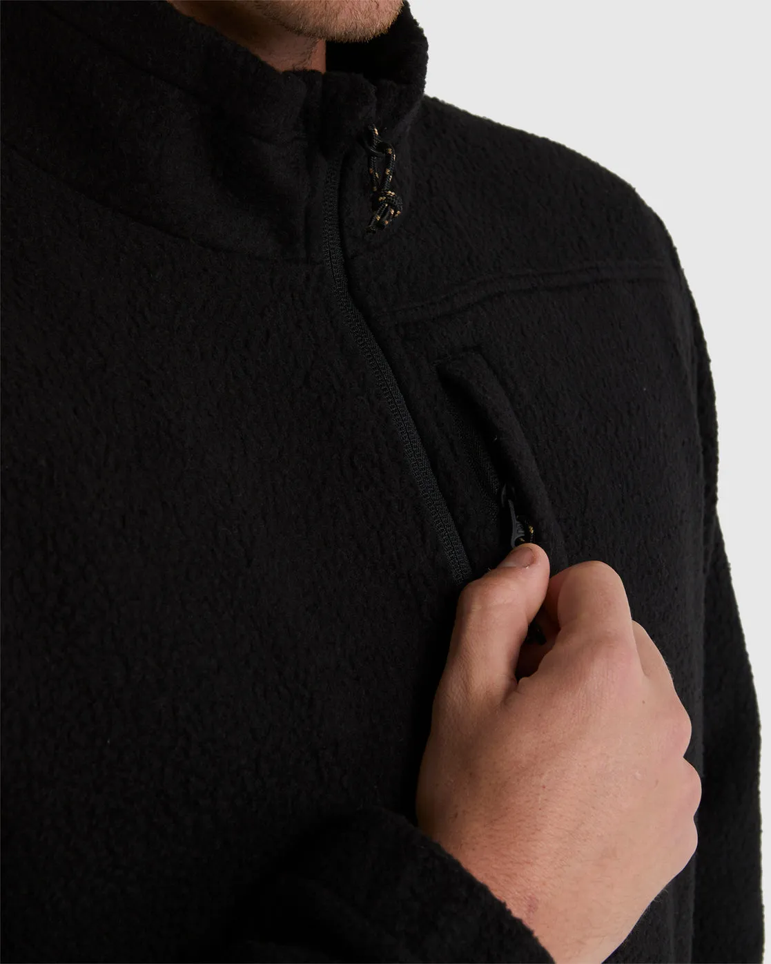 A/Div Boundary Half-Zip Mock Neck Pullover