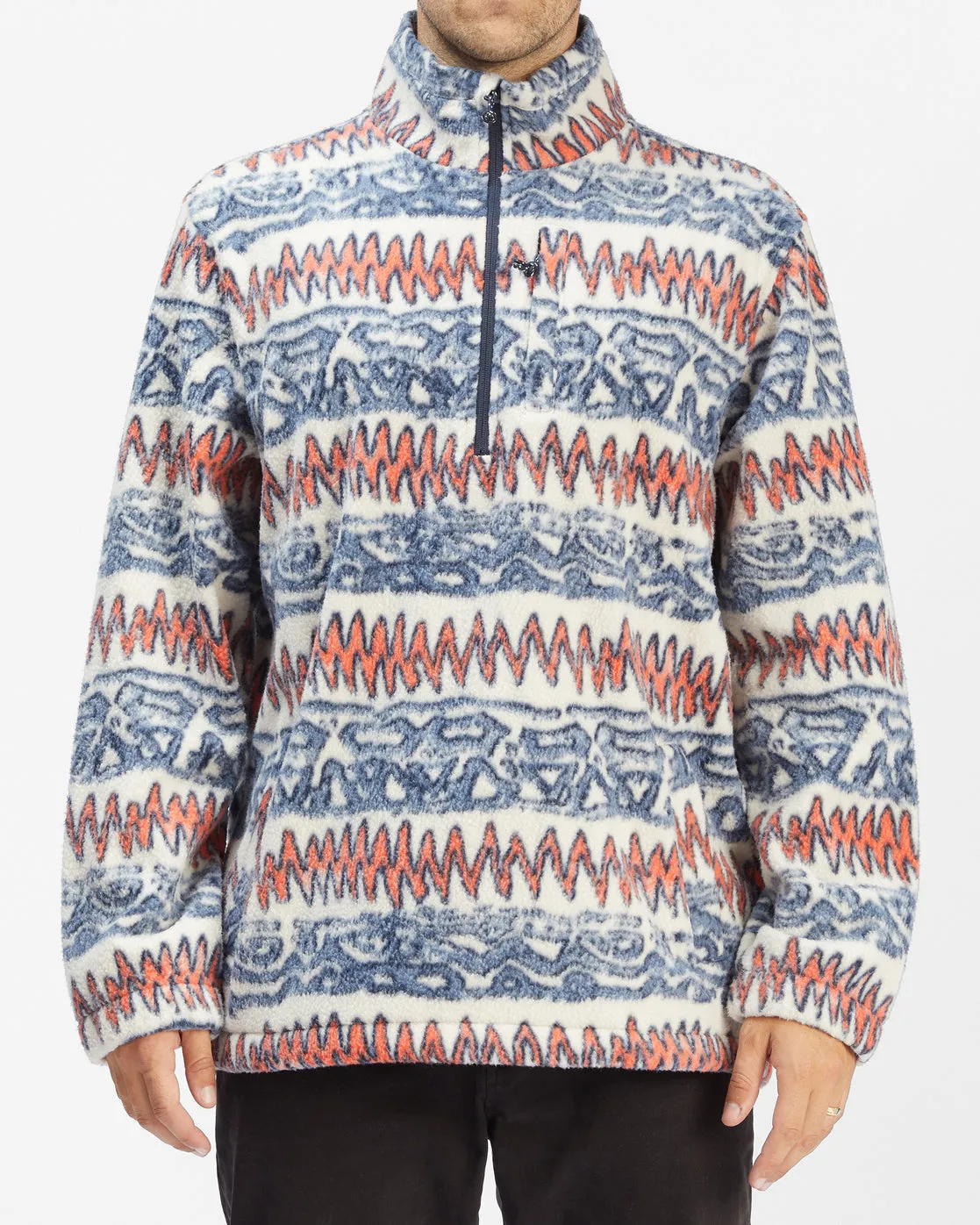 A/Div Boundary Half-Zip Mock Neck Pullover