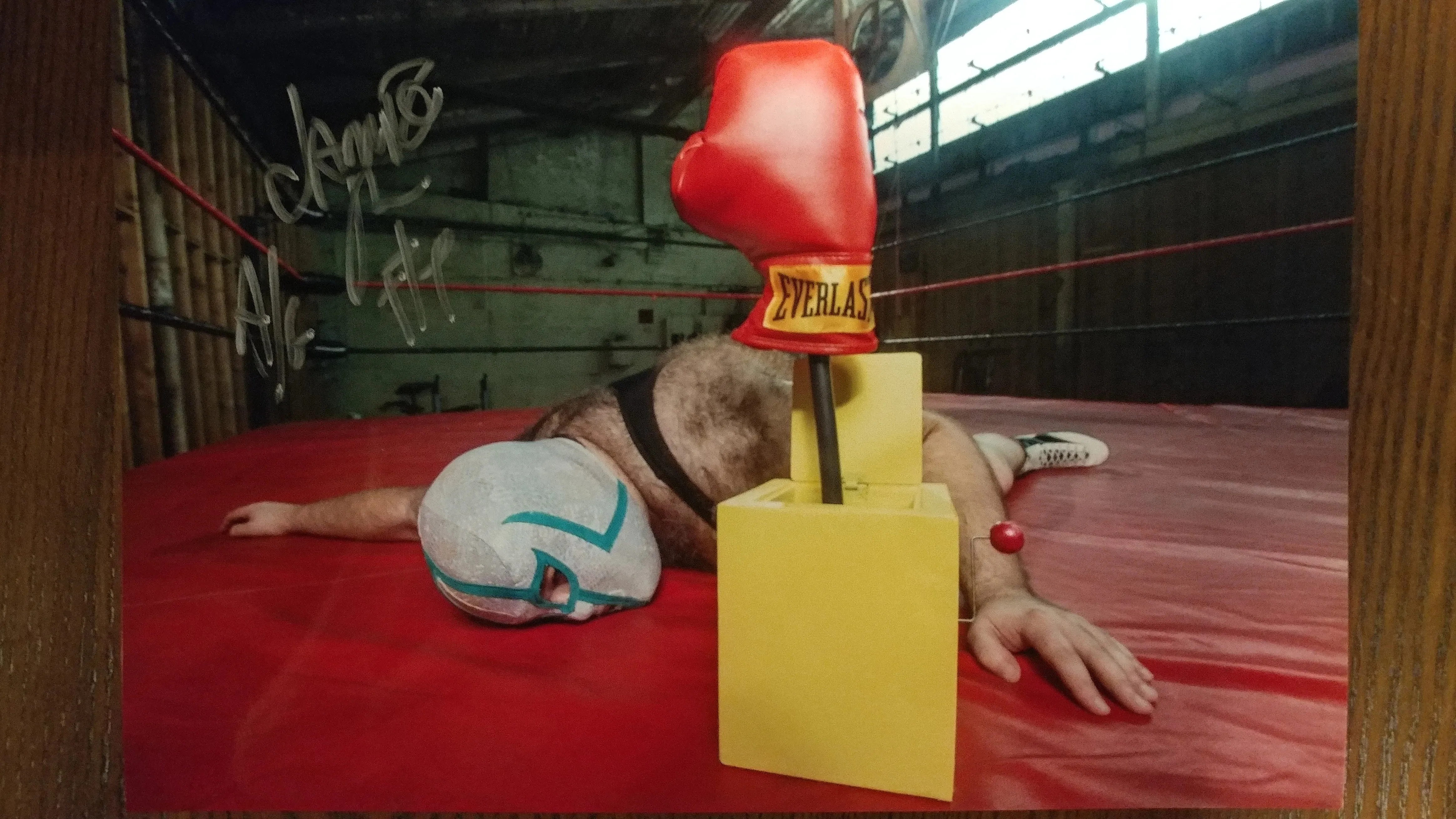 Adriangale - Sucker Punch! masked cover shot - signed limited edition 8x12 metallic print (1 LEFT!)