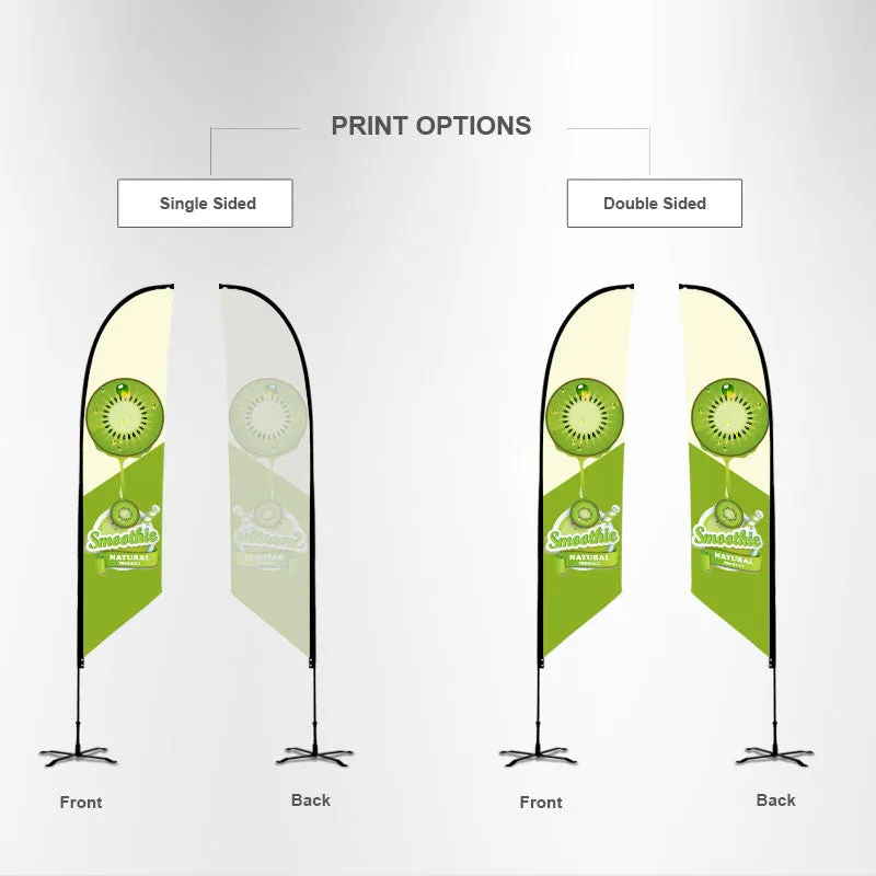 Advertising Flag-Angled