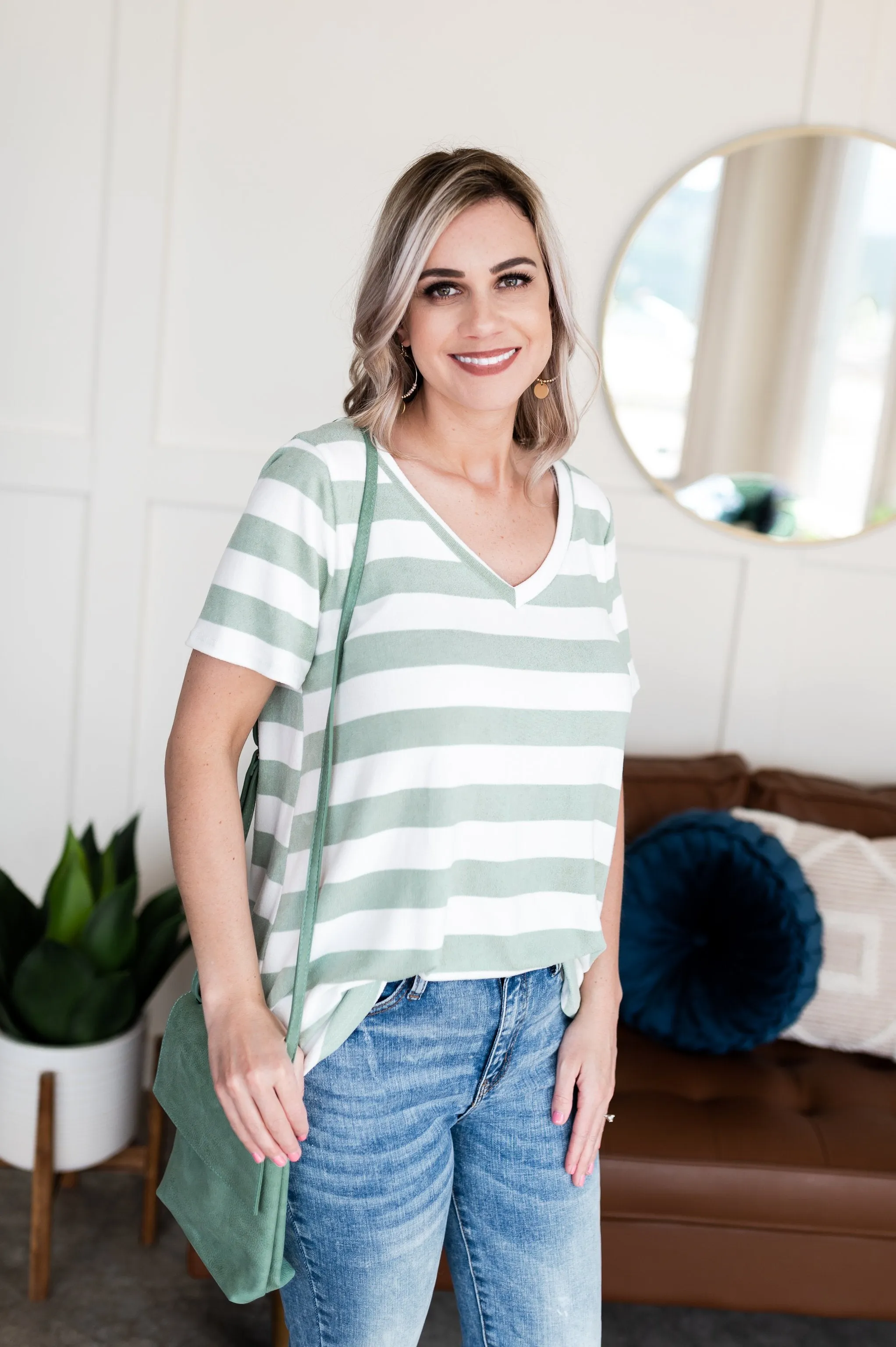 Aegean Teal Front Flap Crossbody By Joy Susan
