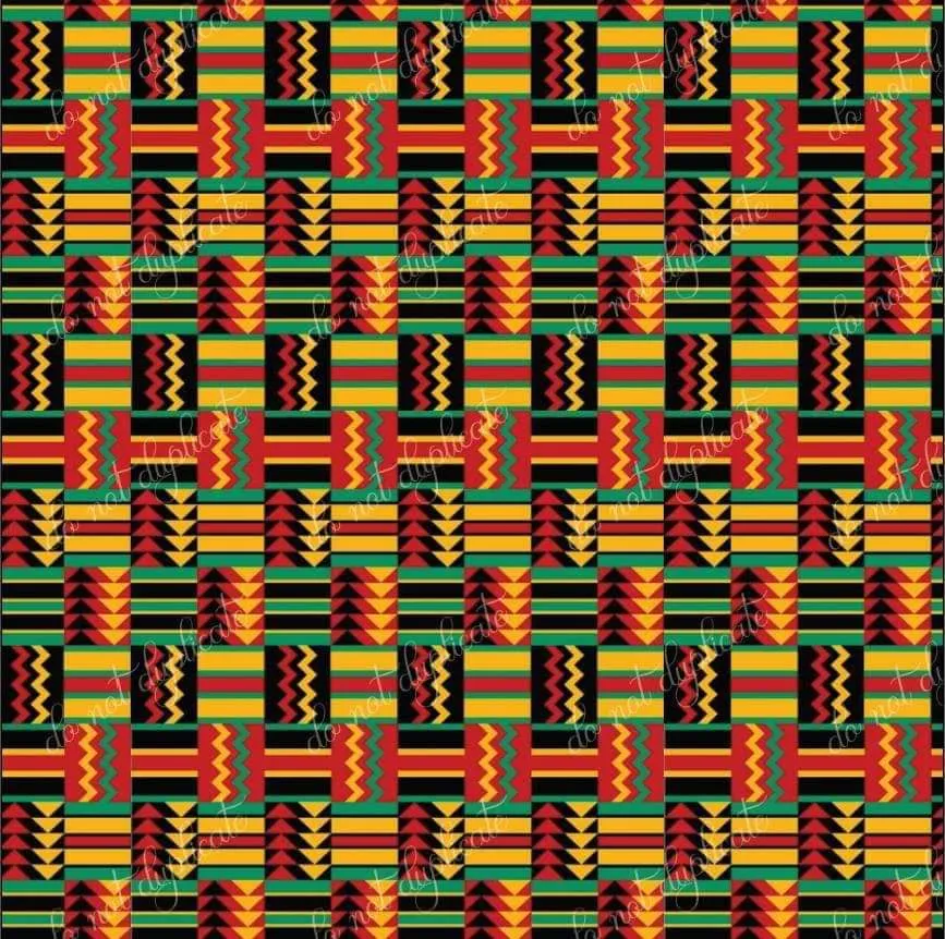 African Pattern Printed Vinyl