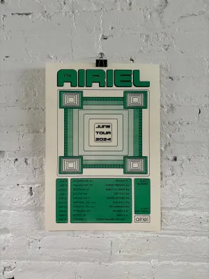 Airiel June 2024 Tour Poster