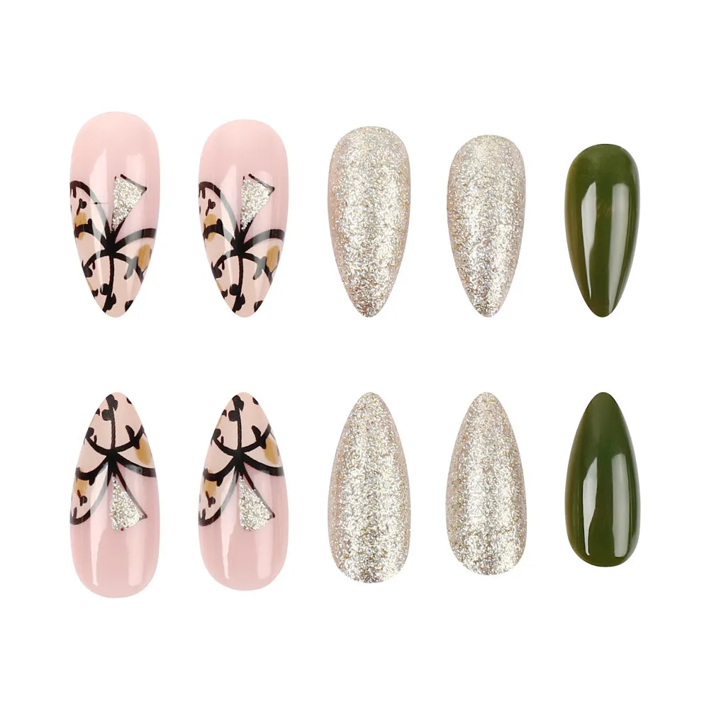 Almond Oval Glossy Pumpkin