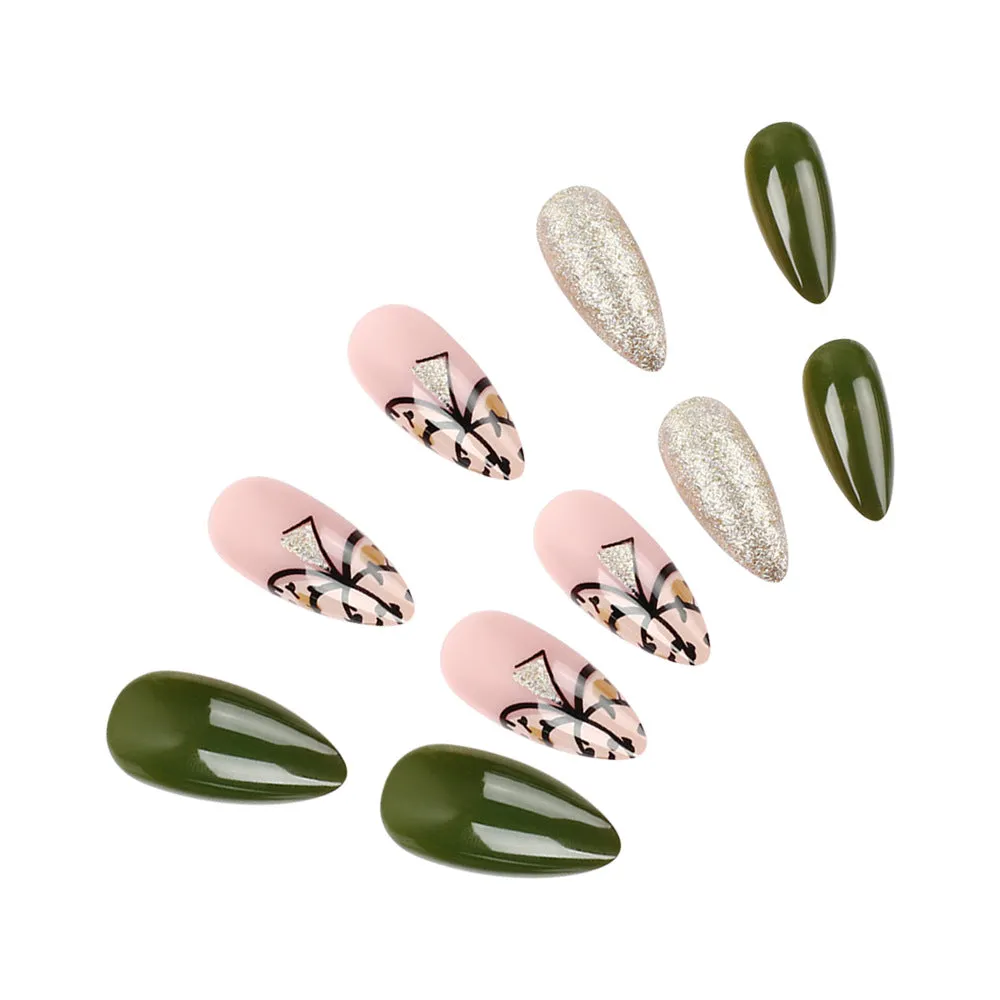 Almond Oval Glossy Pumpkin