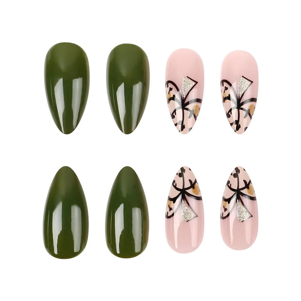 Almond Oval Glossy Pumpkin
