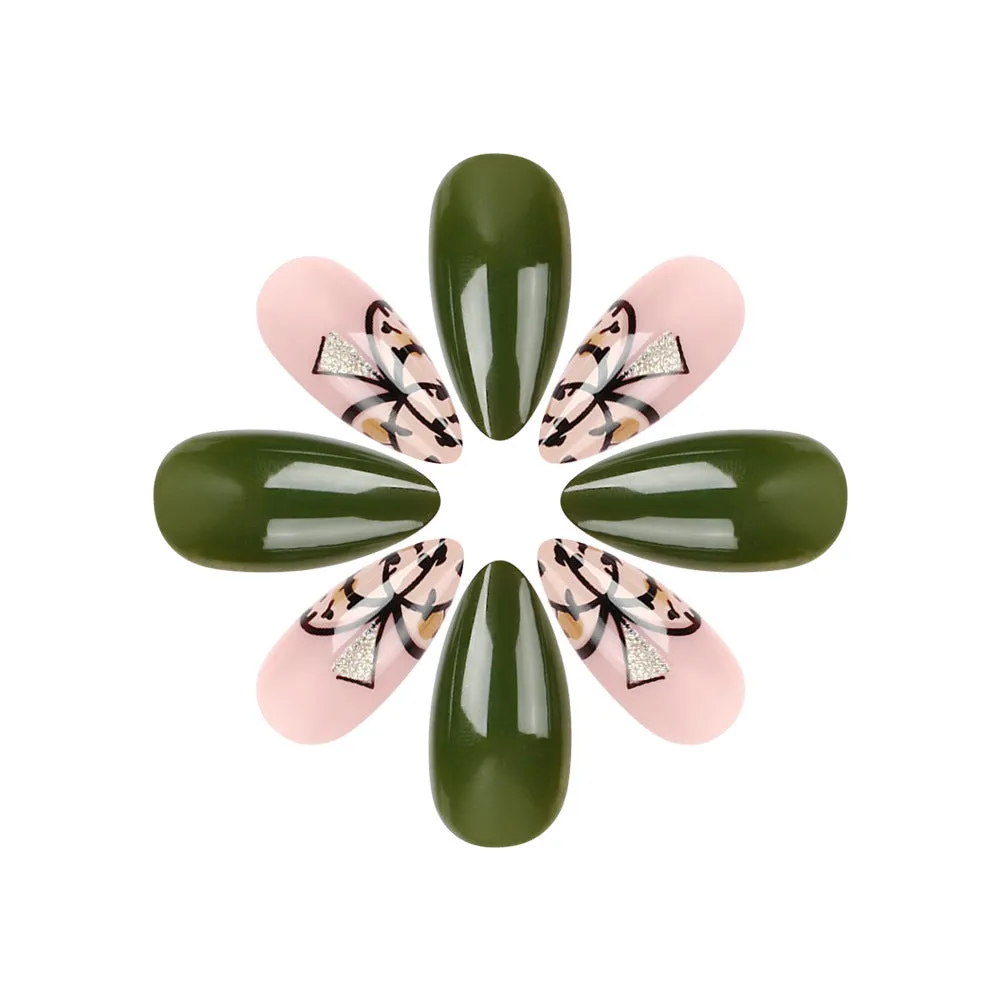 Almond Oval Glossy Pumpkin