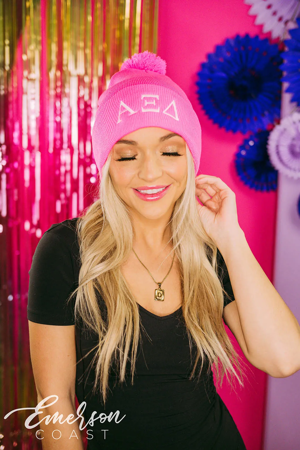 Alpha Xi Delta PR Simple Beanie
