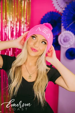 Alpha Xi Delta PR Simple Beanie