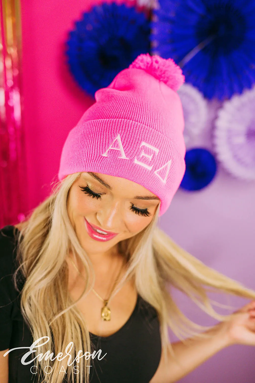 Alpha Xi Delta PR Simple Beanie