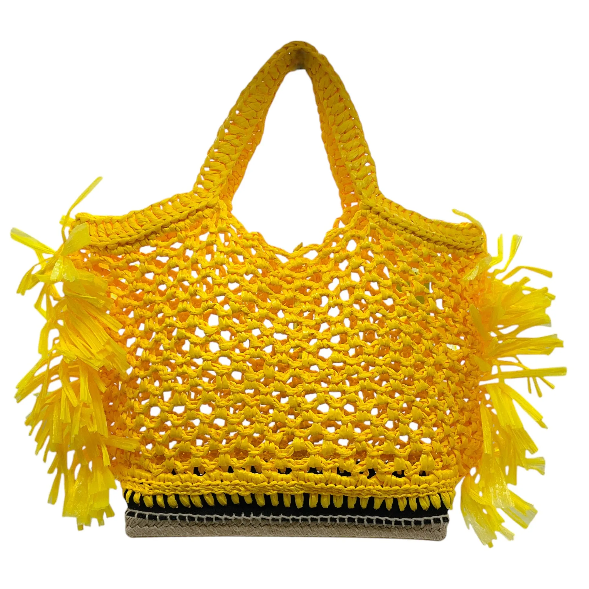 Altuzarra Yellow Espadrille Tote