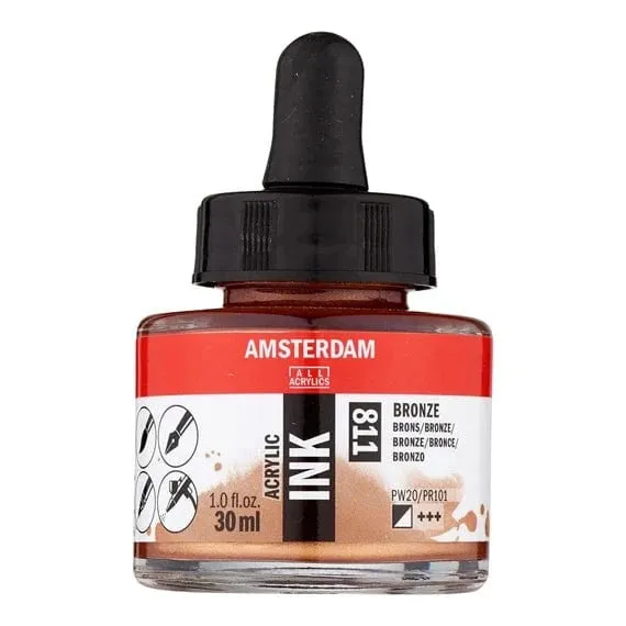 Amsterdam Acrylic Inks 30ml - Bronze