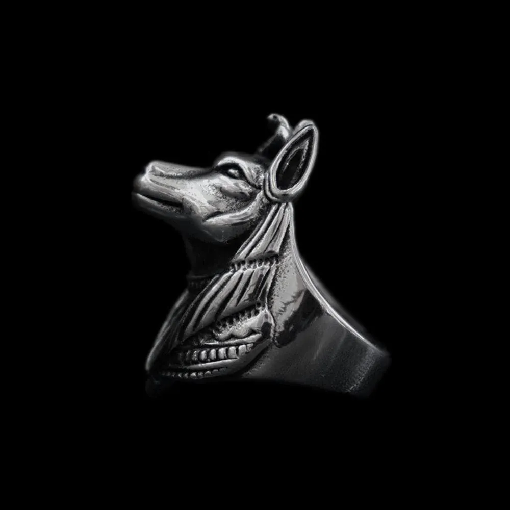 Ancient Egypt Anubis Ring
