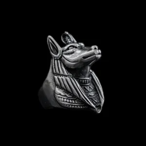 Ancient Egypt Anubis Ring