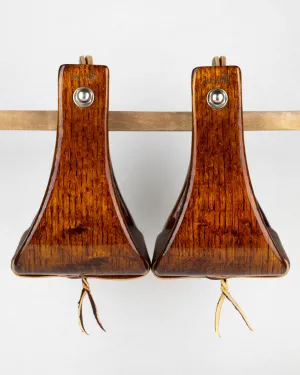 Angled Buckaroo - 5" Mahogany Stain