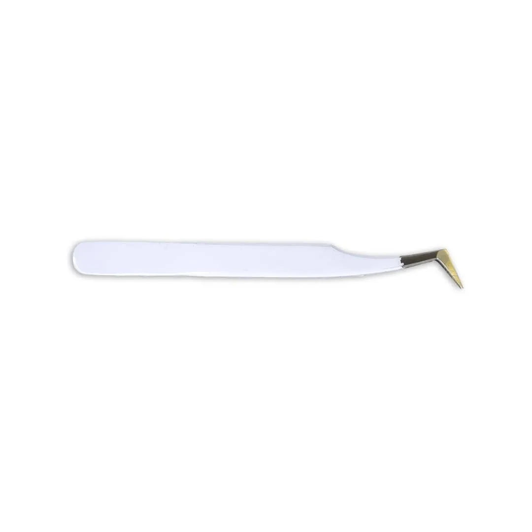 Angled Fine Point Tweezers