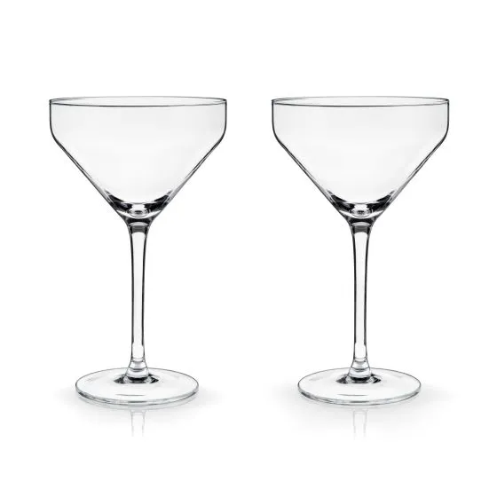 Angled Martini Glasses