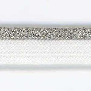 Antique Metallic Piping #2 Silver