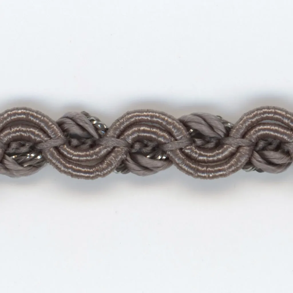 Antique Metallic Trimming Braid #105 Charcoal