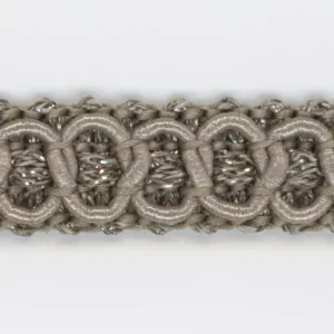 Antique Metallic Trimming Braid #162 Cream Khaki